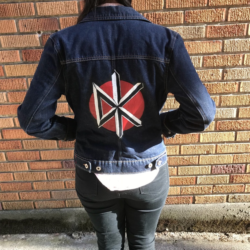 Hand Painted DK Denim Jacket - Picture 3 of 6